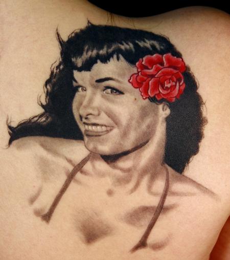 Canman - Betty Page Portrait